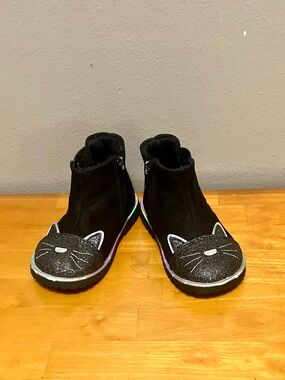 Tucker + Tate Katalina Ankle Boots, Black - Size 7T (VGUC)